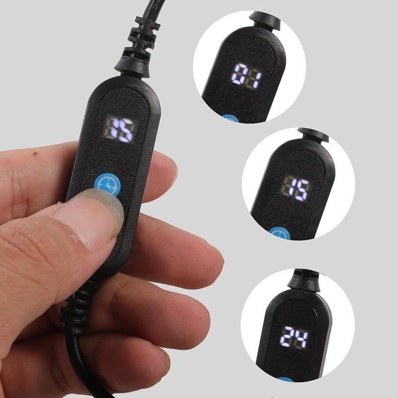 مؤقت USB للتبديل لمدة 24 ساعة مع تحكم بالعد التنازلي لمروحة أحواض الأسماك وأضواء LED وجهاز توفير الطاقة - Image 5